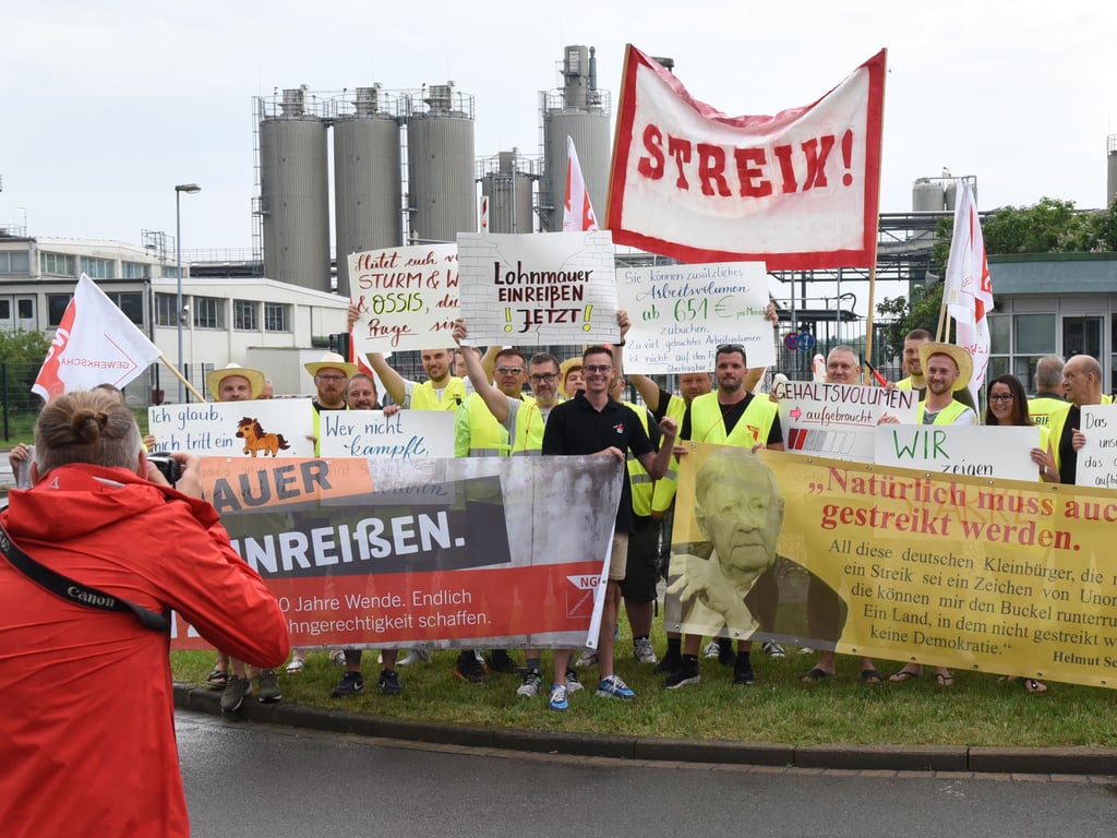 Bei Cargill in Barby wurde am Montagfrüh und am Freitag gestreikt.