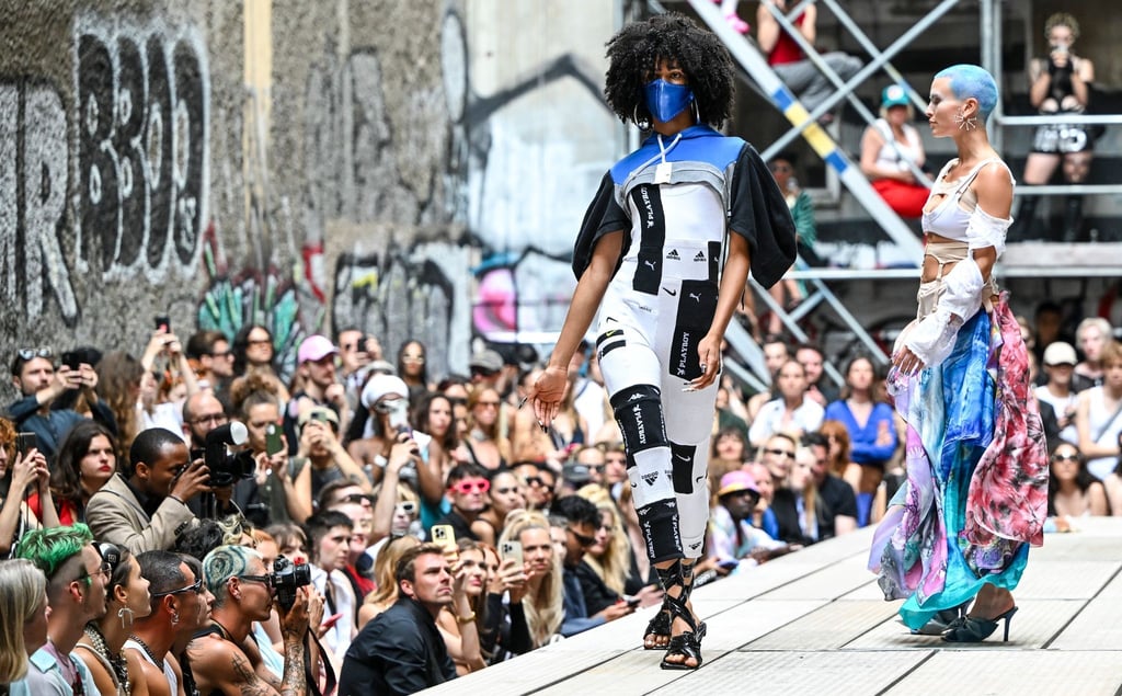 Models präsentieren Kreationen der Designerin Melisa Minca.