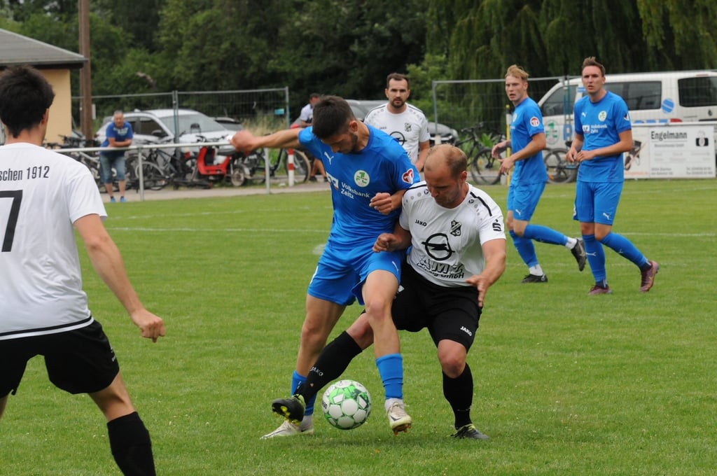 Testspiel: Im vergangenen Jahr hat der 1. FC Zeitz gegen den SV Zöschen getestet.