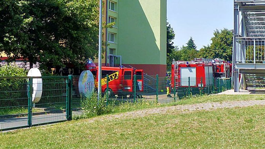 In der Erich-Kästner-Schule musste die Feuerwehr löschen.