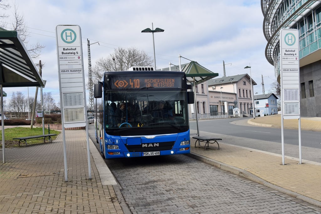 Für die Gerbstedter fahren überhaupt keine Busse am Wochenende.