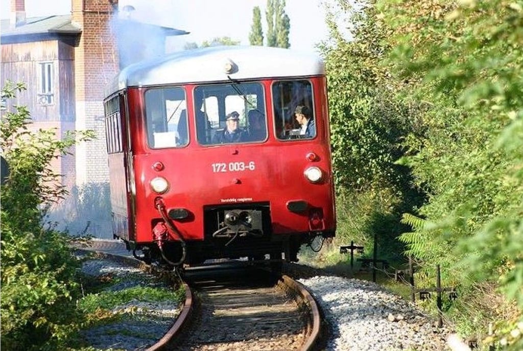 So ähnlich sieht die Anreise in einer Kleinbahn nach Mirow aus.