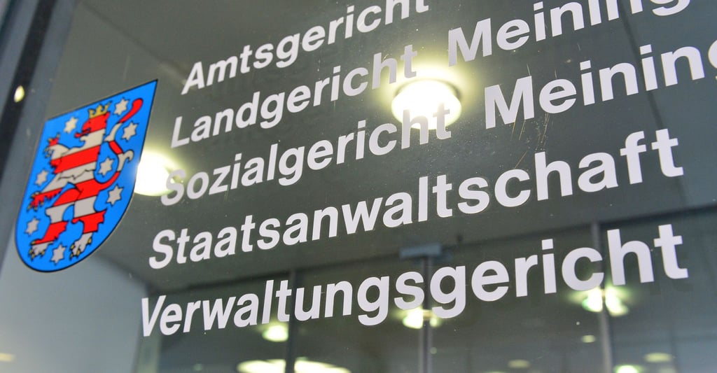 Das Justizzentrum, auch Sitz des Landgerichts Meiningen.