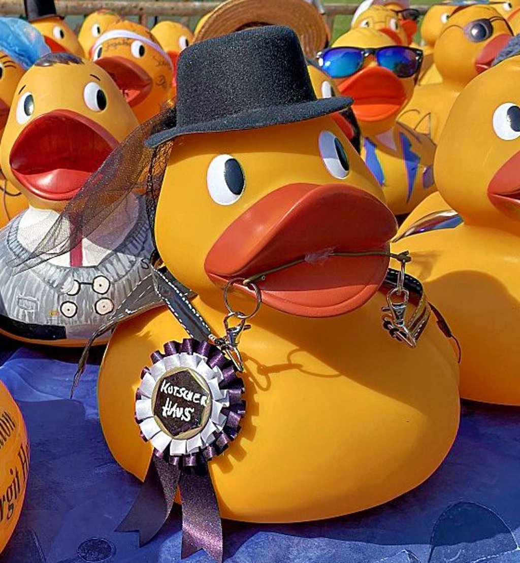 Schon vor dem Start sah die Kutscherhaus-Ente wie ein Sieger aus.