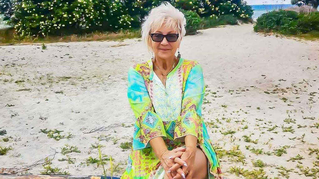 Bianca Graf vor kurzem bei einem Aufenthalt in Schweden, wo sie beim Touristenverband zu einer TV-Aufzeichnung war.
