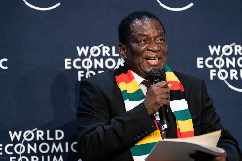Emmerson Mnangagwa ist Simbabwes Präsident.