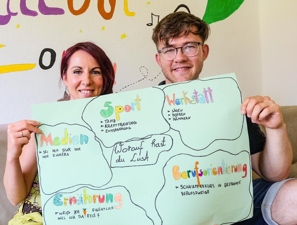 Mit Florian Wendt hat Jennifer Röder nun personelle Unterstützung im Freizeittreff erhalten.