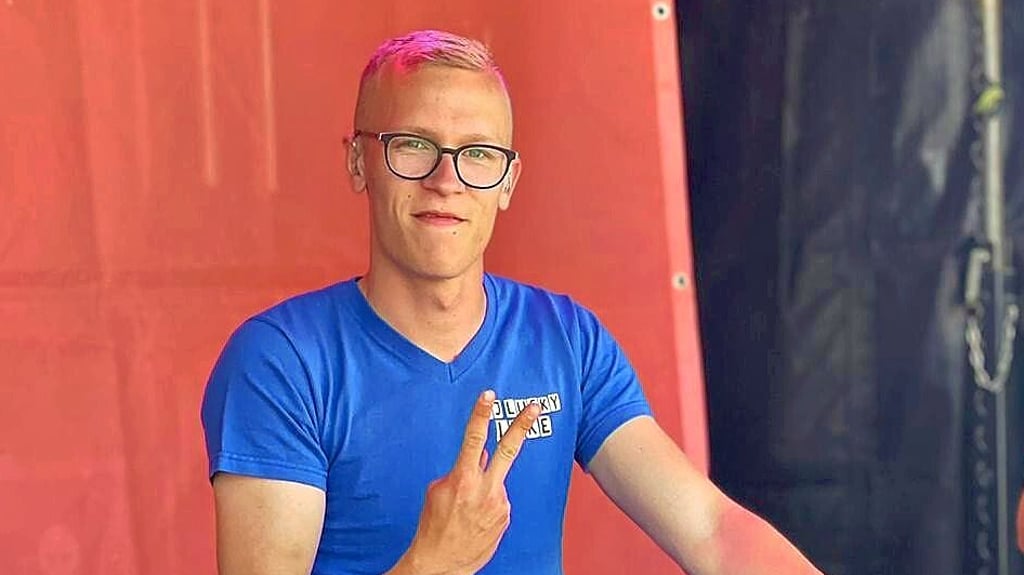 Lucas Ott durfte in diesem Jahr erstmals als DJ „Lucky Luke“ auf der „Camping-Stage“ auf dem Zeltplatz vom Festival Sputnik Spring Break auflegen.