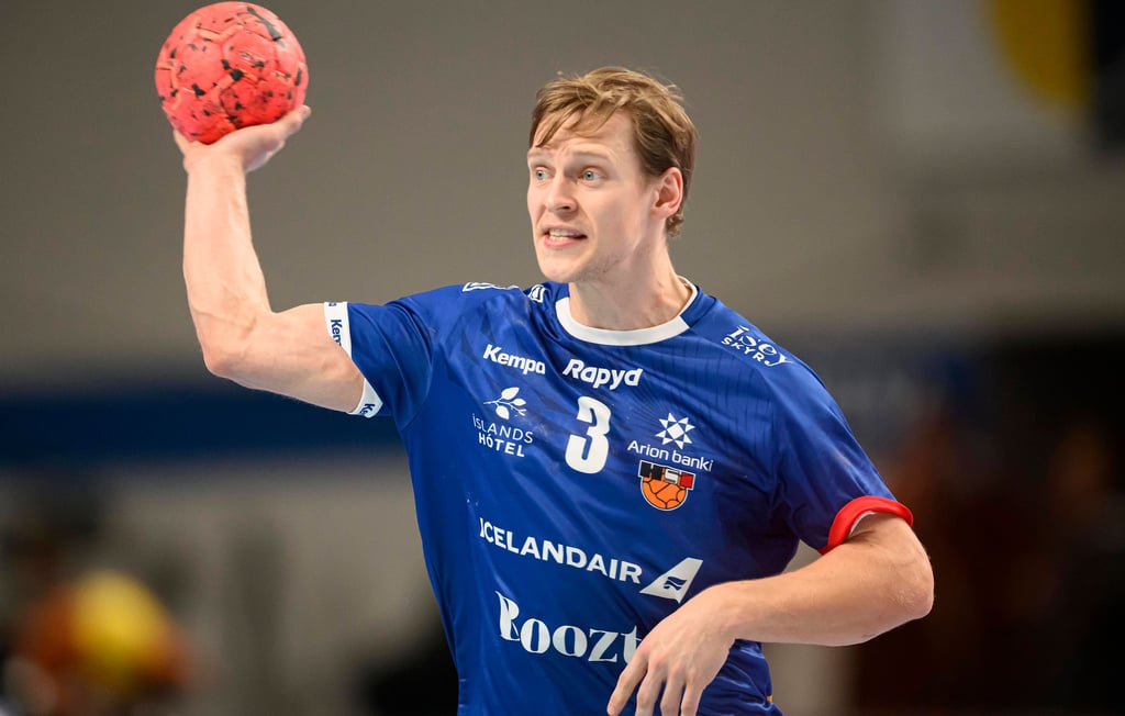 Der isländische Nationalspieler Janus Smarason trägt in der neuen Saison auch das Trikot des SC Magdeburg.