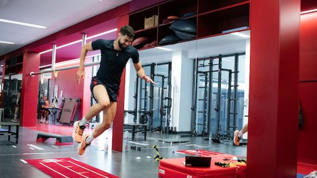 Große Sprünge: Auch Transferkandidat Josko Gvardiol ist zurück im Training.