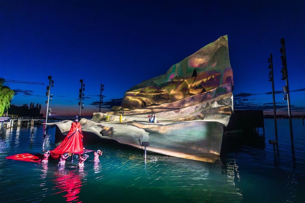 Puccinis „Madame Butterfly“ auf der Seebühne in Bregenz.