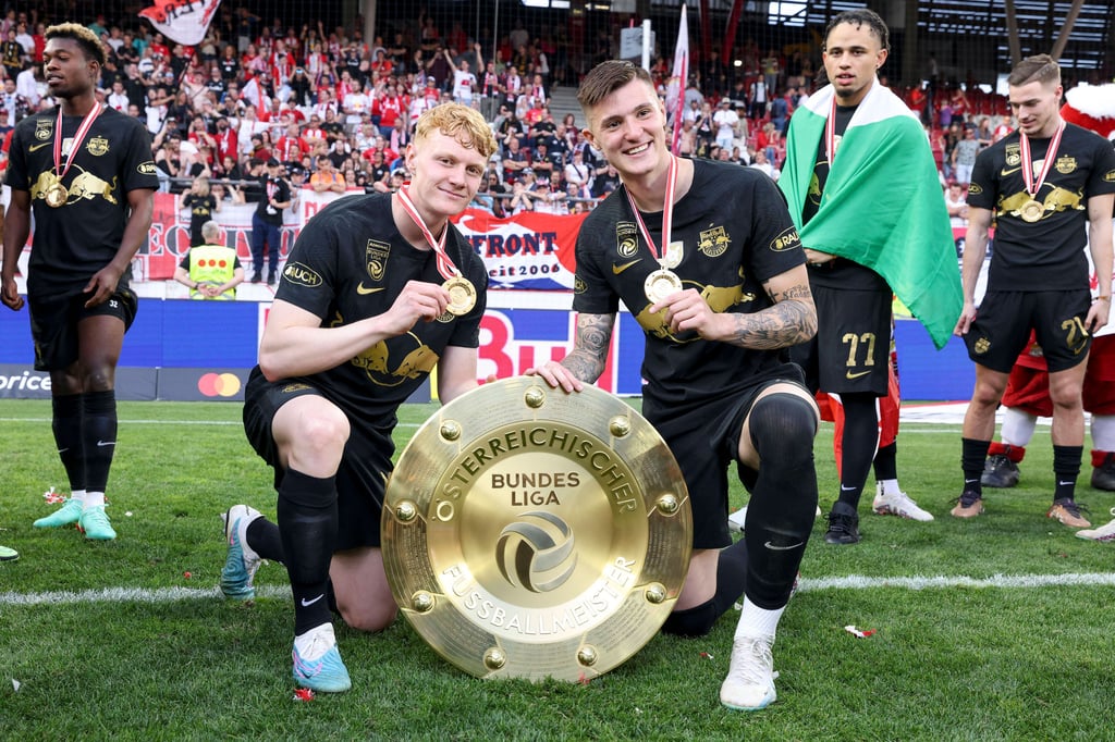 Nicolas Seiwald und Benjamin Sesko sind zu RB Leipzig gewechselt.