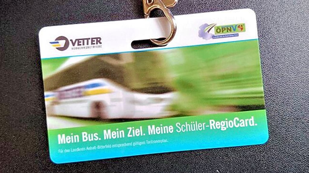 Wie lange gibt es die Schüler-RegioCard noch im Landkreis Anhalt-Bitterfeld?