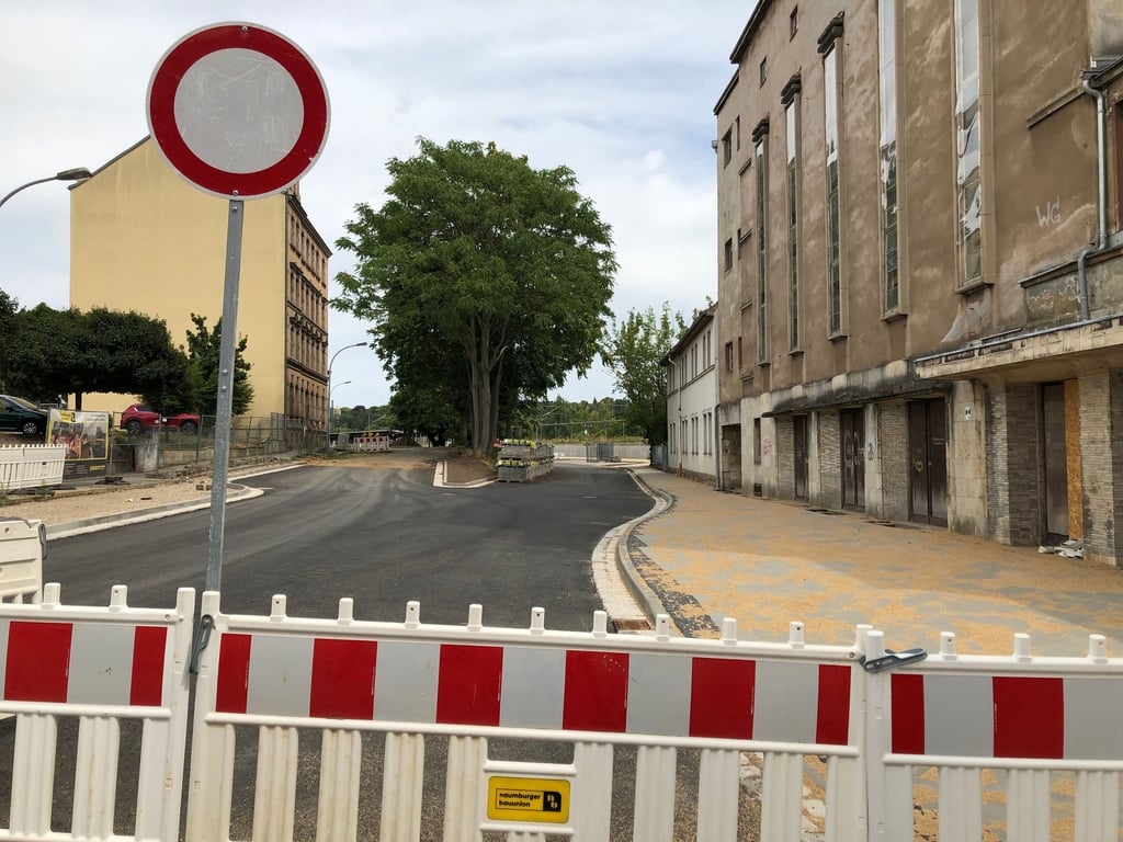 Die Straße am Güterbahnhof bleibt bis Ende September gesperrt.