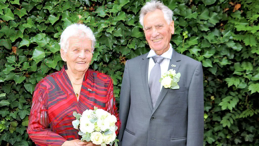 Irmgard und Werner Jahnke feierten am Donnerstag Eiserne Hochzeit.