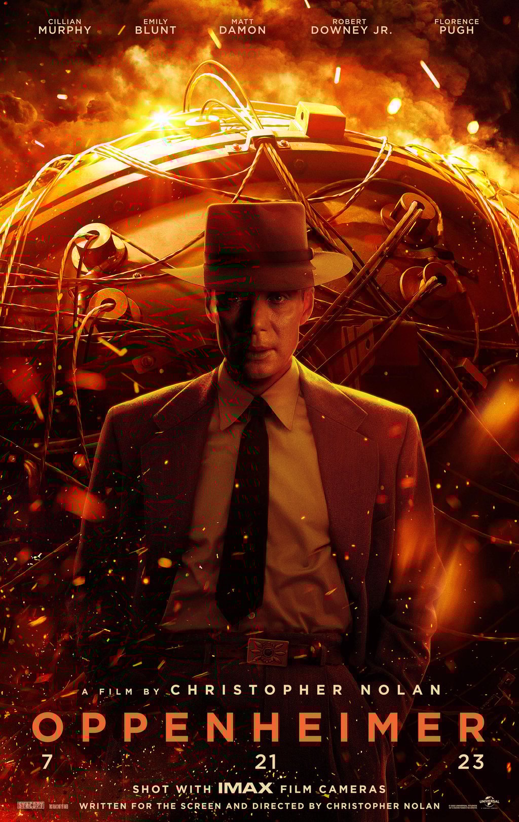 Der Film Oppenheimer läuft im Genthiner Kino.