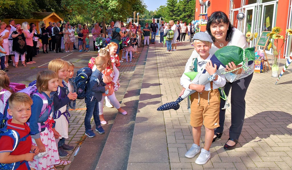 In diesem Jahr wird die Einschulung der Abc-Schützen in die Grundschule „Vier Jahreszeiten" in Egeln wieder an einem Sonnabend erfolgen. Das Bild entstand im September 2021.