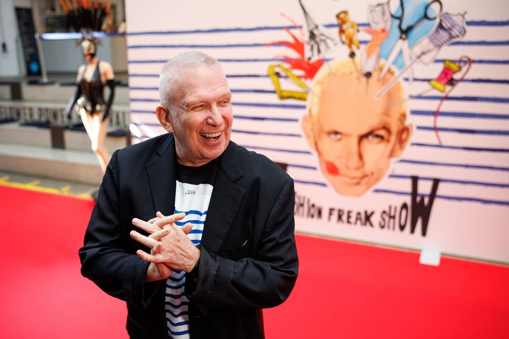 Modeschöpfer Jean Paul Gaultier bei der Deutschland-Premiere der „Fashion Freak Show" in München.