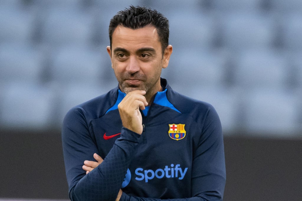 Barcelona-Trainer Xavi absolviert mit seiner Mannschaft einen Teil der Vorbereitung in den USA.