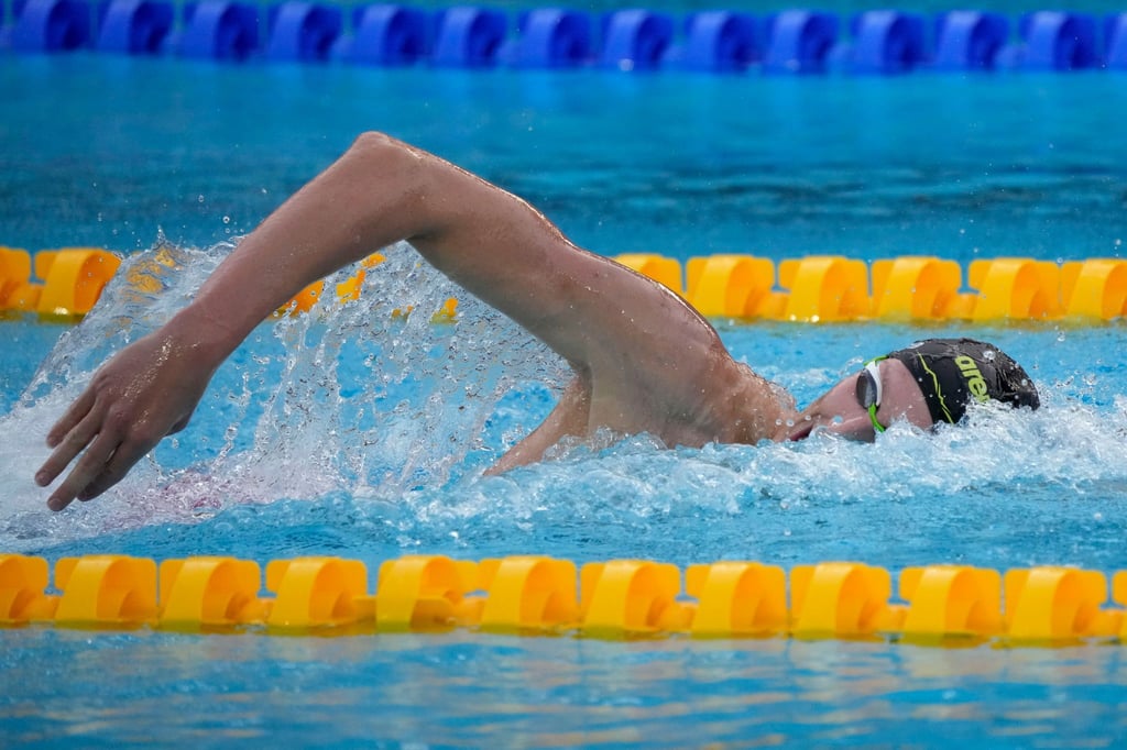 Hat über 400 Meter Freistil nach 3:42,20 Minuten angeschlagen: WM-Dritter Lukas Märtens.