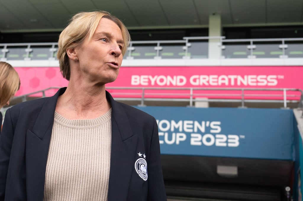 Die Bundestrainerin der deutschen Frauen-Nationalmannschaft: Martina Voss-Tecklenburg.