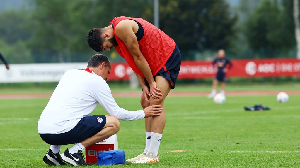 Musste das Training am Montag vorzeitig wegen Knieschmerzen abbrechen: RB-Profi Josko Gvardiol