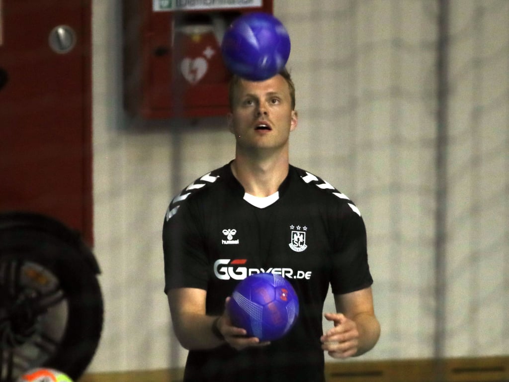 Omar Ingi Magnusson trainierte individuell.