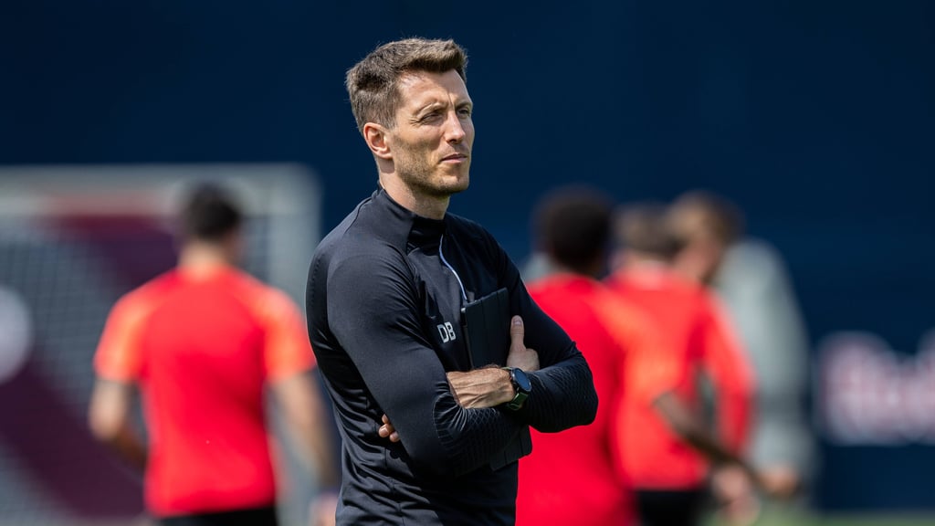 Daniel Behlau im Training von RB Leipzig.