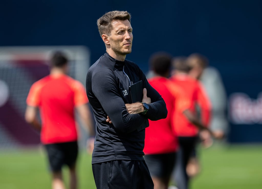 Daniel Behlau im Training von RB Leipzig.