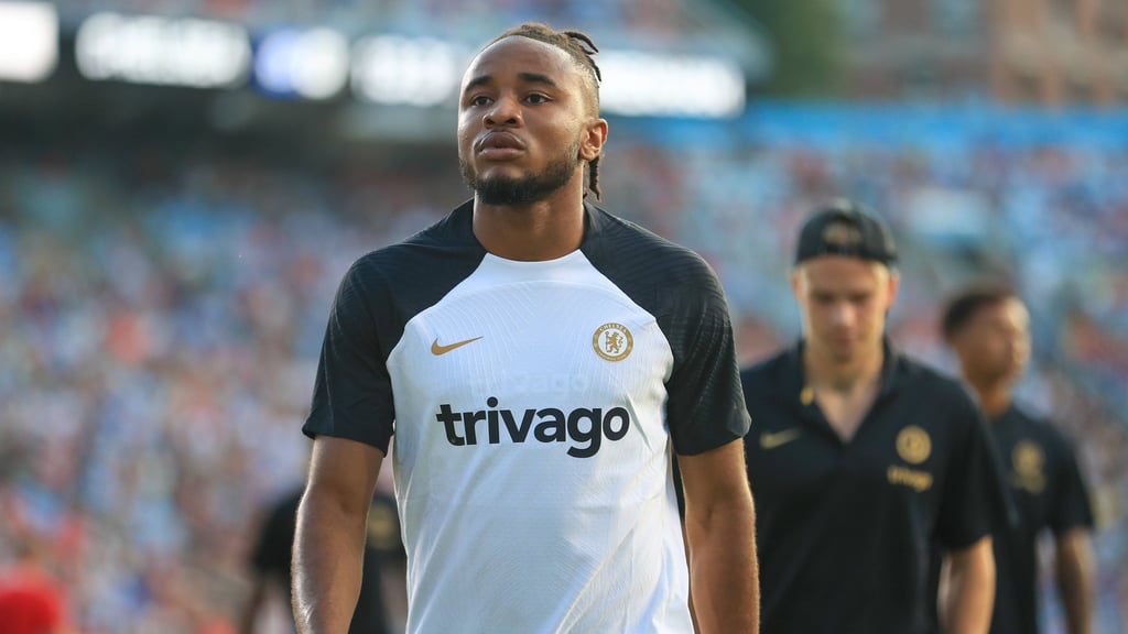 Christopher Nkunku im Trikot des FC Chelsea.