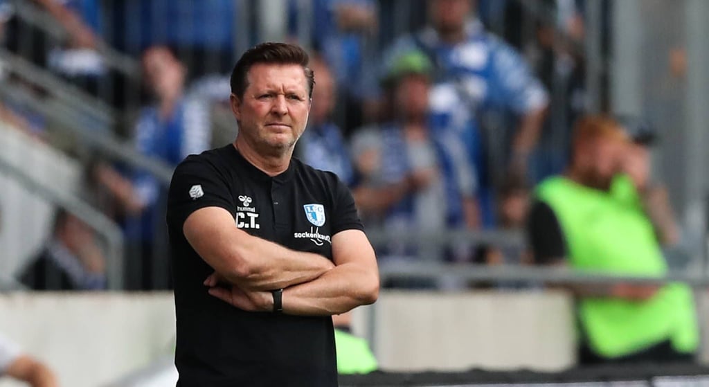 Spielt das zweite Jahr hintereinander mit dem 1. FC Magdeburg in der 2. Bundesliga: Trainer Christian Titz.