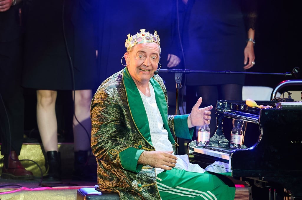Rainald Grebe singt beim Konzert „Halleluja Berlin – Das Konzertspektakel“ in der Waldbühne.