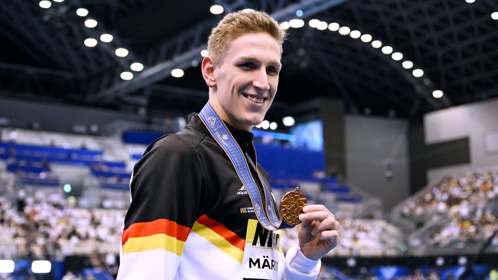 Lukas Märtens hat die schlechteste deutsche Bilanz bei Weltmeisterschaften mit Bronze aufgehübscht.