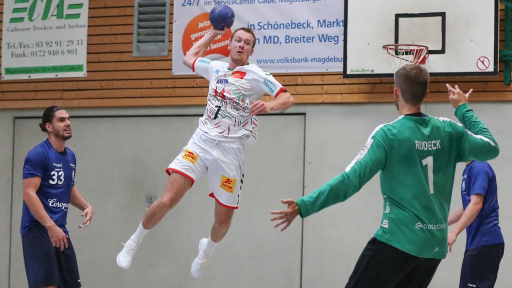 Felix Claar erzielte bei seinem Debüt für den SC Magdeburg sechs Treffer. Damit war der Schwede gemeinsam mit Matthias Musche bester Torschütze der Grün-Roten beim 34:31 gegen den Bergischen HC.