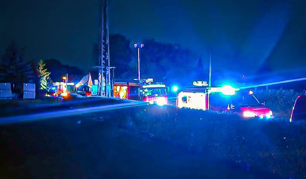 Vier Wehren waren Montagabend in Kösseln im Einsatz.