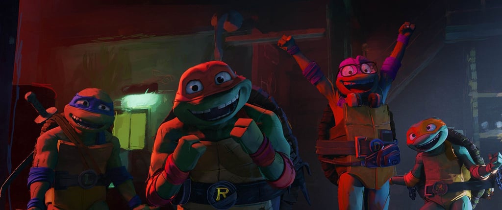 Leonardo (l-r), Raphael, Donatello und Michelangelo liefern Kinospaß für Jung und Alt.