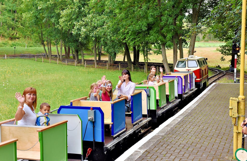Wenn die Vatteröder Parkeisenbahn an diesem Wochenende auf die Reise geht, verrichten junge Parkeisenbahner aus Dresden den Dienst.