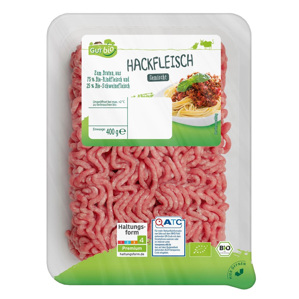 Die Nachfrage nach Bio-Fleisch ist leicht rückläufig.