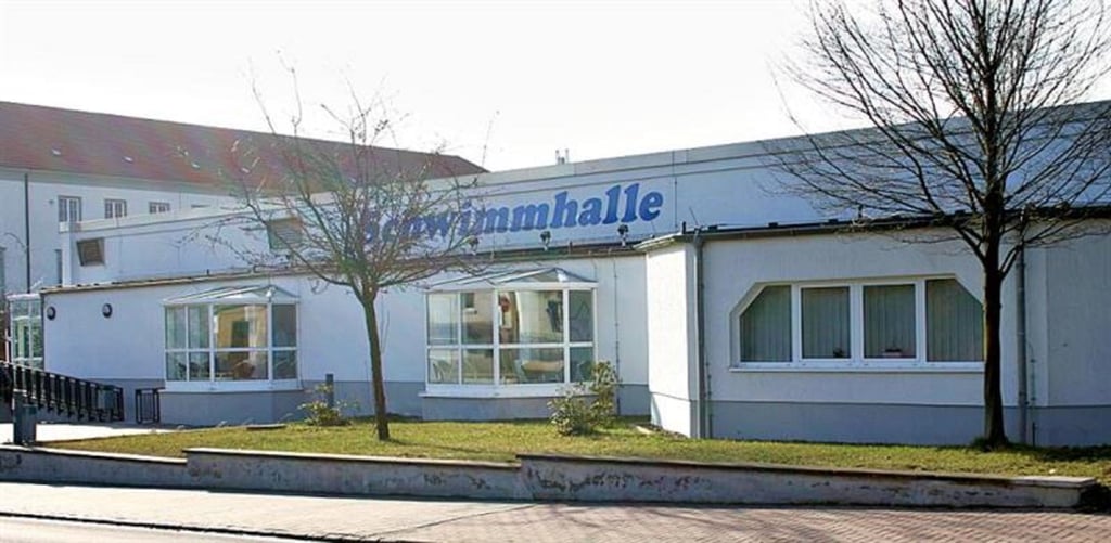 Die Schwimmhalle in Eisleben