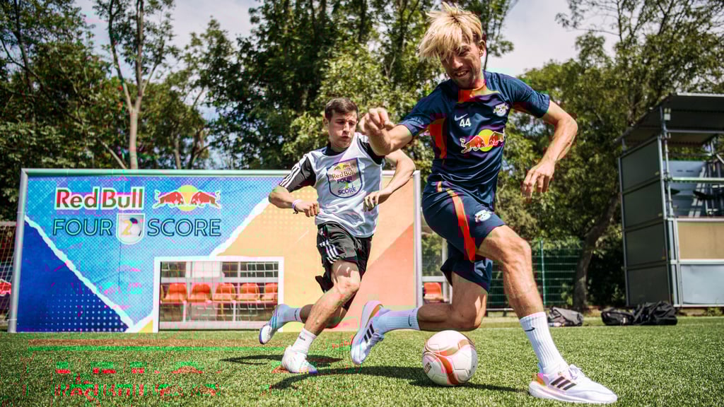 Kevin Kampl (r.) wird das World Final im Four 2 Score auf der Leipziger Festwiese besuchen