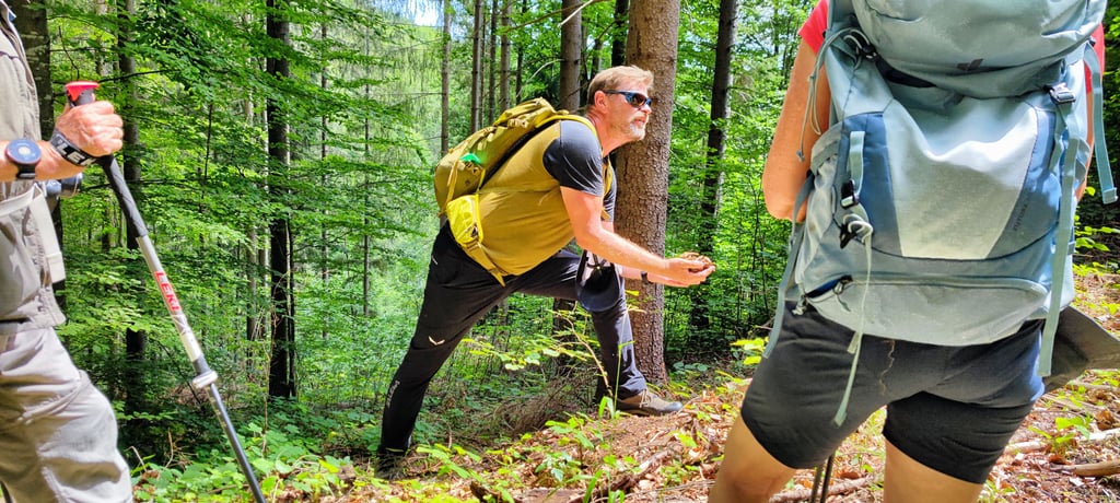 Marko Weiss in seinem Wald: Seit 20 Jahren lebt der Sachsen-Anhalter in der Slowakei.