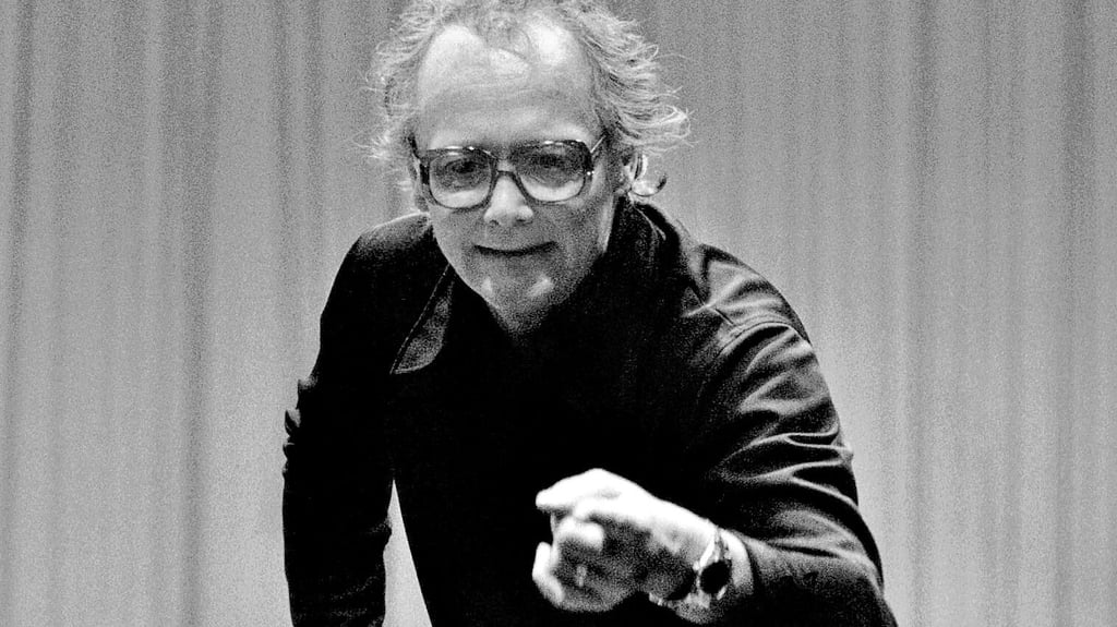 Klaus Tennstedt bei Proben in München im Jahr 1978