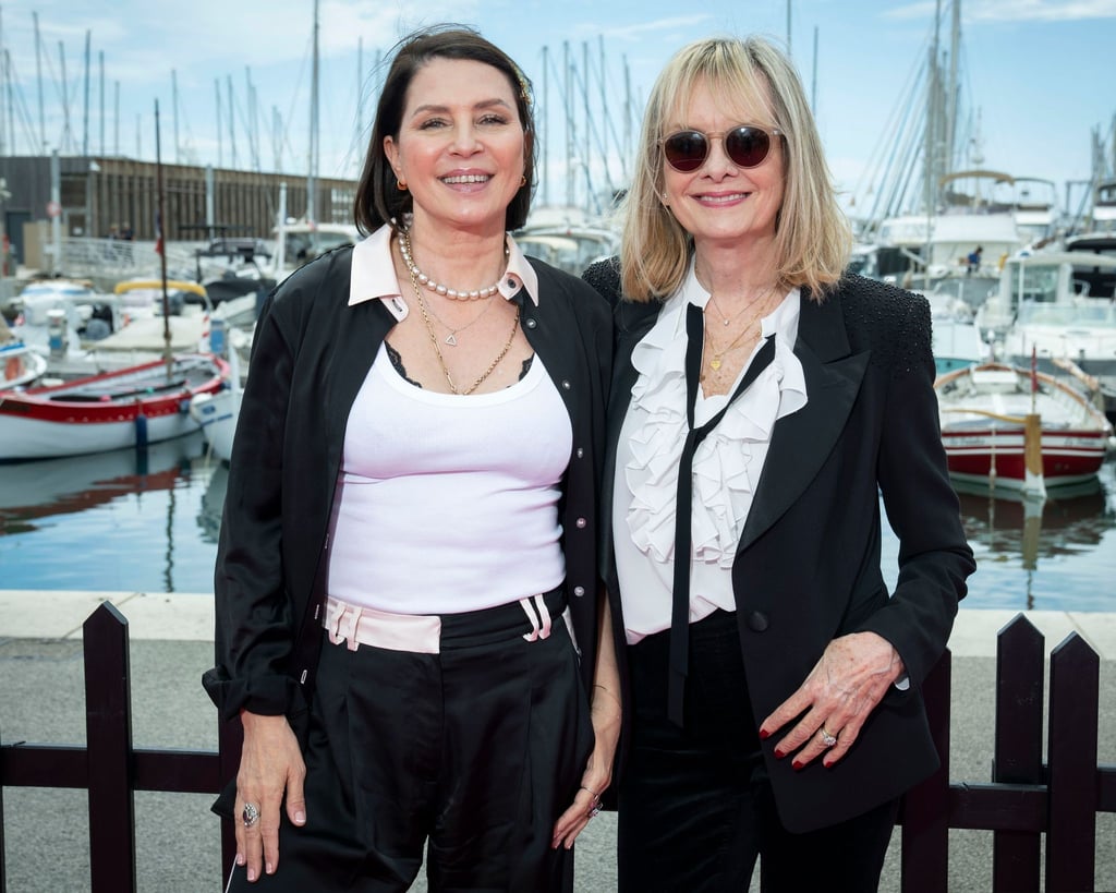 Sadie Frost (l) und Twiggy in Cannes.