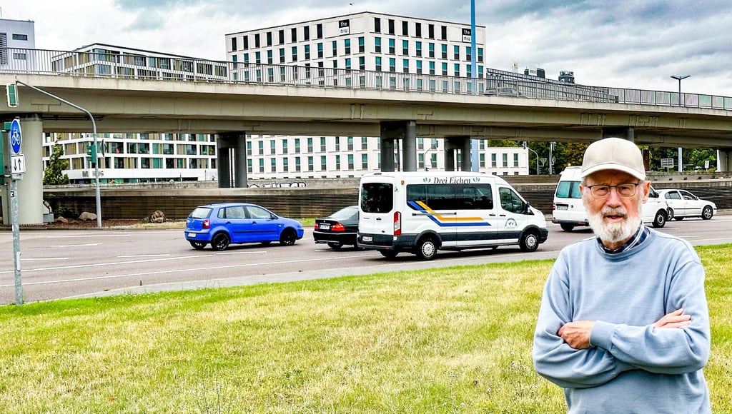 Reiner Halle hat vor über fünf Jahrzehnten dem heutigen Riebeckplatz ein Gesicht gegeben. Die Hochstraßen würde er nicht abreißen.