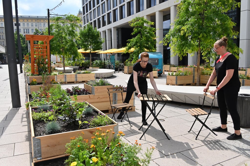 Neben dem Blauen Bock ist in Magdeburg Nachbars Garten eingerichtet worden.