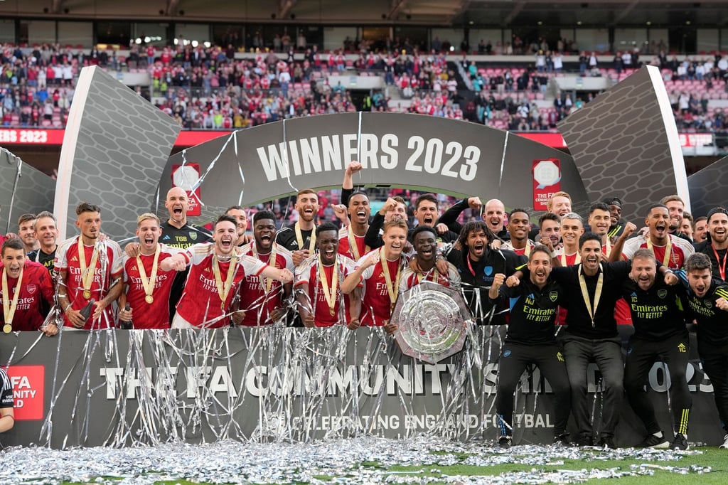 Der FC Arsenal sicherte sich gegen Manchester City den Community Shield.