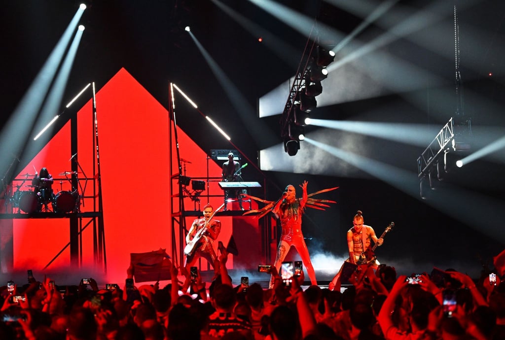 Lord Of The Lost beim ESC-Finale in Liverpool.