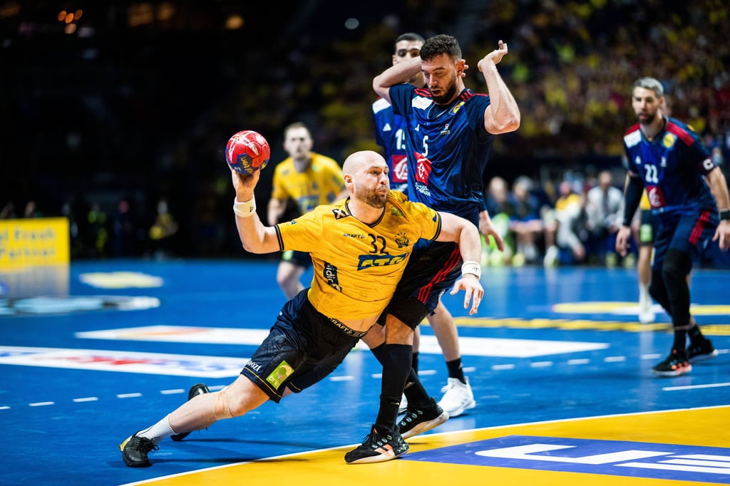 Oscar Bergendahl musste sich mit Schweden im WM-Halbfinale Frankreich geschlagen geben.