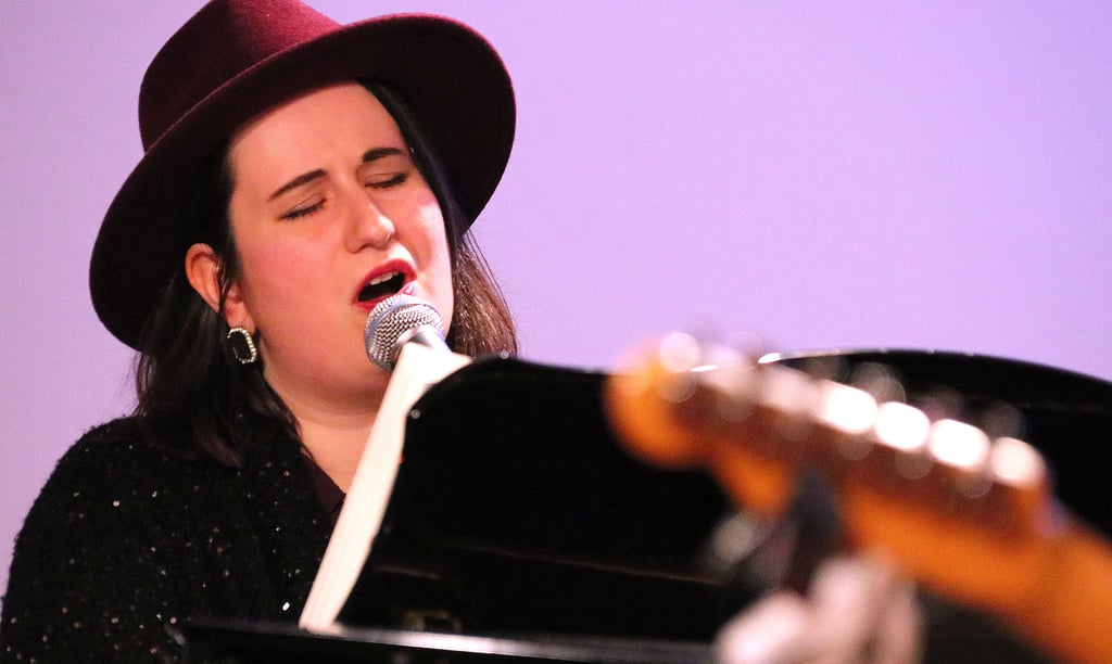 Julia Buch, Organisatorin von Schlafkonzerten,  gastierte am Donnerstag in Friedensau.