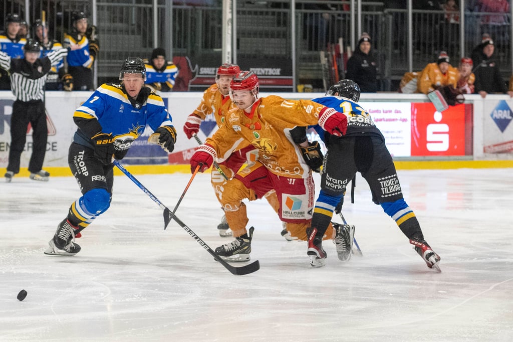 Marius Demmler und die Saale Bulls siegte bei den Tilburg Trappers.
